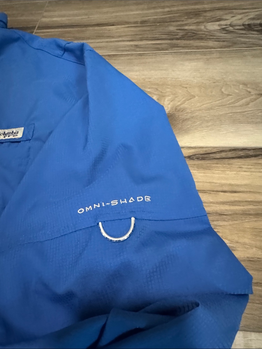 Columbia Men's Royal Blue Lightweight Button-Front Shirt Jacket - Picture 3 of 6